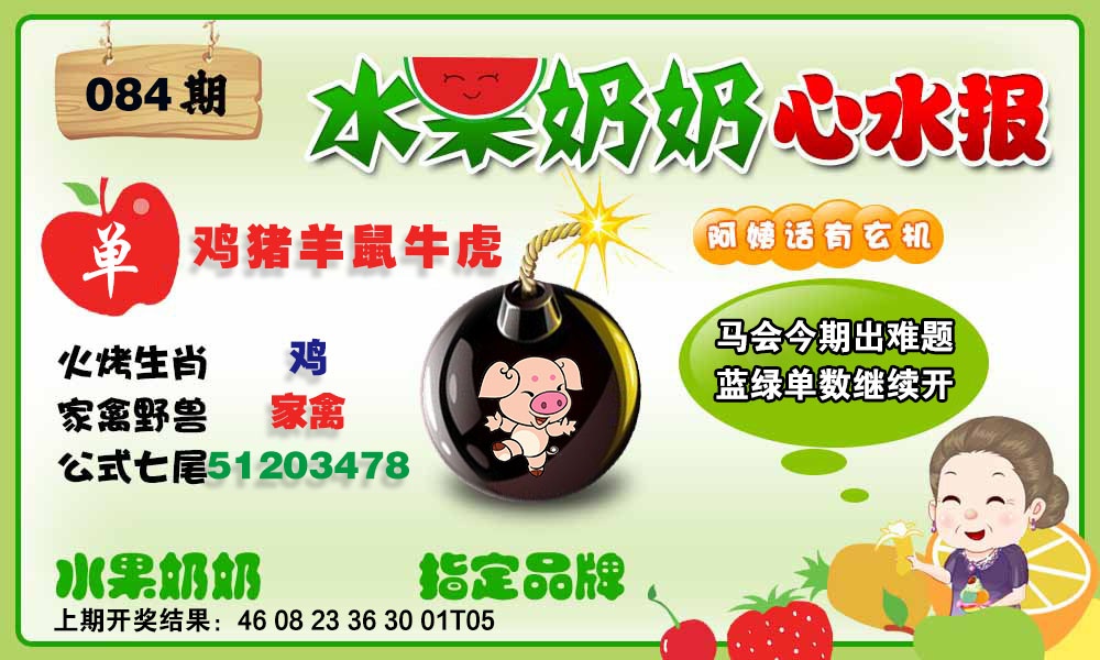 084期水果心水报[图]